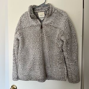Thread & Supply Wubby Teddy Cream Sherpa Sweater
